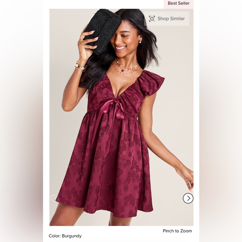 Sofia Jacquard Mini Dress